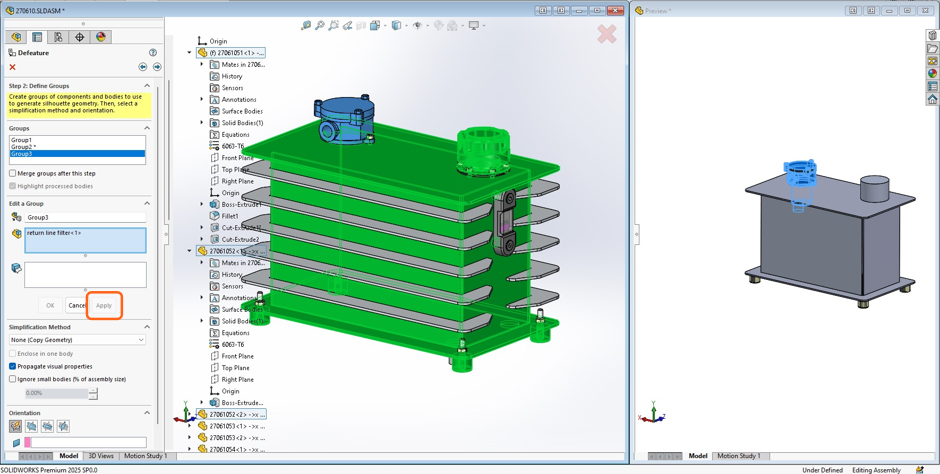 Remove additional items